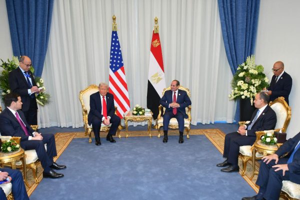 استقبل السيد الرئيس عبد الفتاح السيسي، اليوم، الرئيس “دونالد ترامب